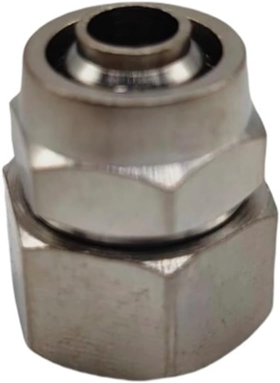 Pneumatic Hose Fittings Quick Screw Connector Copper Plating PCF 6 8 10mm Fast Twist Joint Female Thread 1/8 1/4 3/8 1/2 1Pcs(PCF4-01)