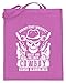 shirt-o-magic Feiern Party: Vormittags Whiskey = Cowboy - Jutebeutel (mit langen Henkeln) -38cm-42cm-Pink