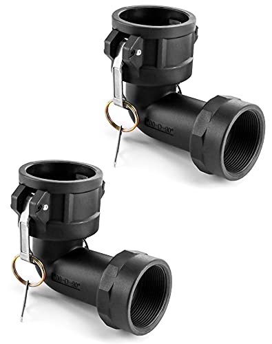 QWORK 200D90 Polypropylene Cam and Groove Hose Fitting
