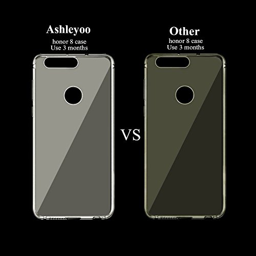 Ashleyoo Huawei Honor 8 Cover, Smooth Silicone