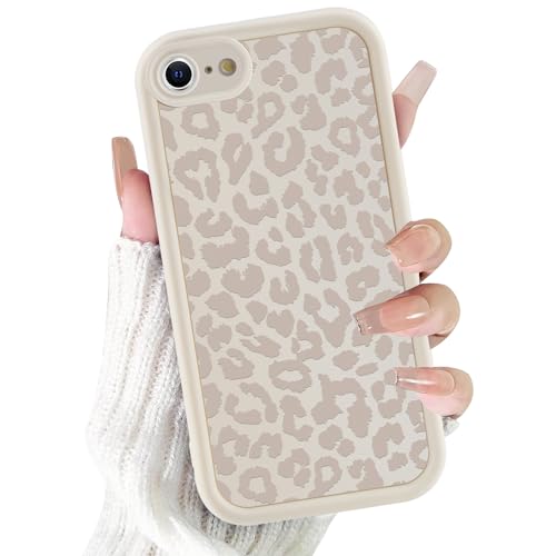 lioscre Cute Cheetah Print Phone Case for iPhone 7/8 / SE 2020/2022 Case 4.7