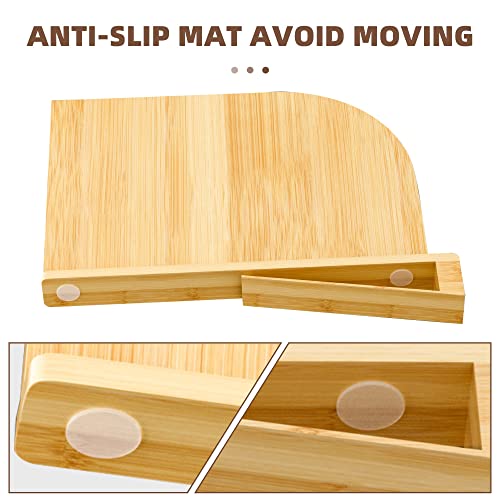 Minboo Set Of 4 Bamboo Dividers For Closet Organization, Kitchen Bookcase, Dividers Organizer For Clothes, Pants, Shoes, Books, Towels, Hats, Purses, Etc. #TOP6