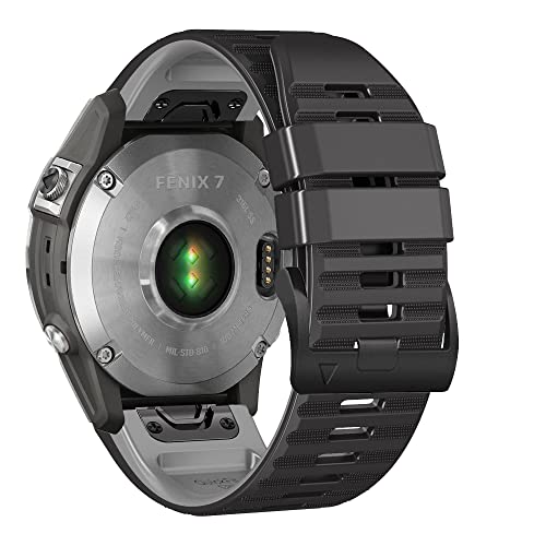 Niboow QuickFit 22mm Strap for Garmin Fenix 8 47mm/Fenix E 47mm/Fenix 7 Pro Solar/Fenix 7/Epix 2 Pro 47mm