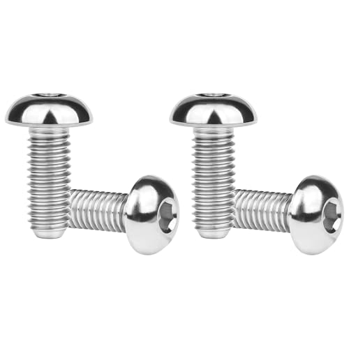 Image of Titanium Bolt M3 8 10 12 15mm Allen Key Head Screws for Bicycle Pack of 4 (Normal Titanium, M3x12mm)
