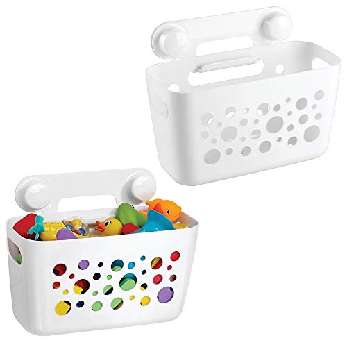 2er-Set Duschkorb für Kinder zum Hängen – die ideale Duschablage für Shampoo, Schwämme, Rasierer und sonstiges Duschzubehör aus robustem