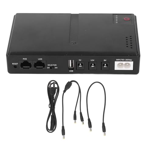 Mini UPS Batteria Backup Per Router WiFi - 6500mAh Con USB, Ricaricabile