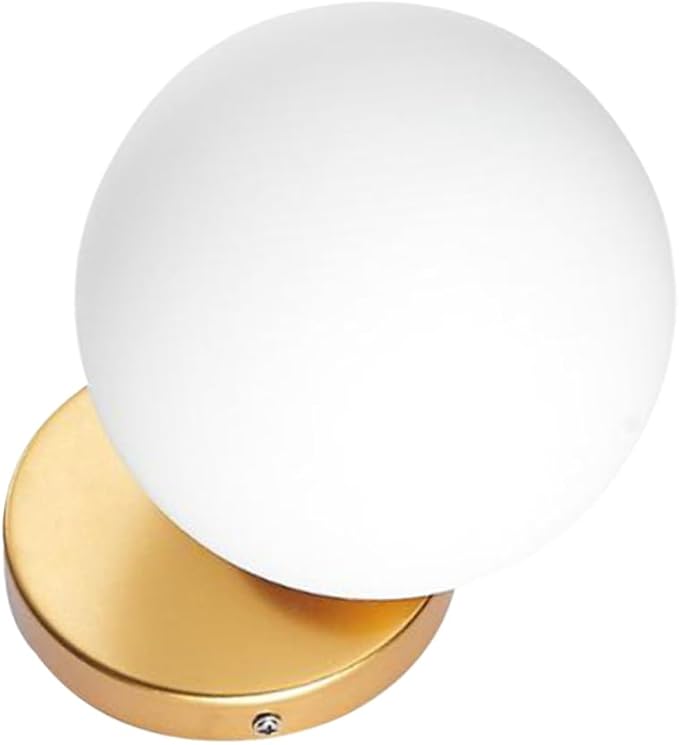 UKCOCO UKCOCO Moderne Led-wandlamp Voor Slaapkamer Ronde Decoratieve Lamp Warme Verlichting Stijlvolle Huishoudelijke Gangwandlamp Voor Thuis Gouden Afwerking