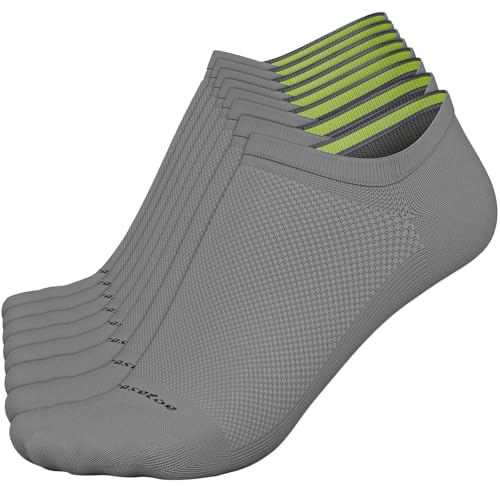 easetoe No Show Socks Men, Low Cut Ankle Short Non Slip Casual Socks