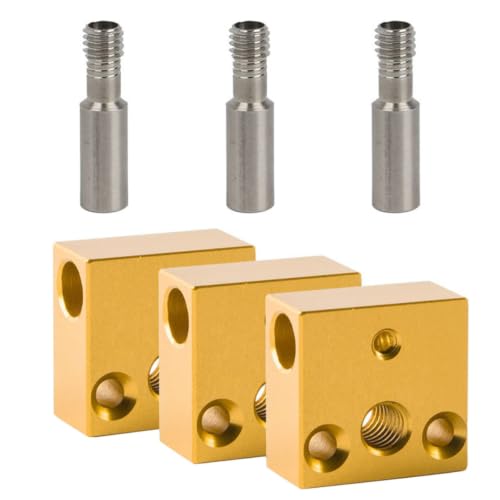 Gatuida Stainless Steel Throat Tube 3d Printer Heater Block for Ender3/s -10/s Precision Made for Stability