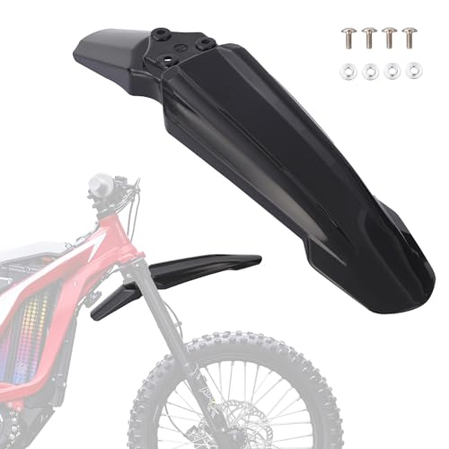 MIYAALLN Front Fender for Surron Light Bee Dirt Bike Mudguard Mud Guard for Dirt Bike Sur Ron Light Bee X and S/X160/X260 (Not Fits RST Fork)