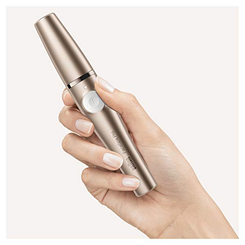 Braun FaceSpa Pro Beauty Set, Gesichtsepilierer Damen, Damenbart Entferner, Gesichtsreinigungsbürste, Aufbewahrungsbox, Haarentfernung, Designed in Germany, Reinigung und Hautstraffung, SE921, Bronze - Image 3