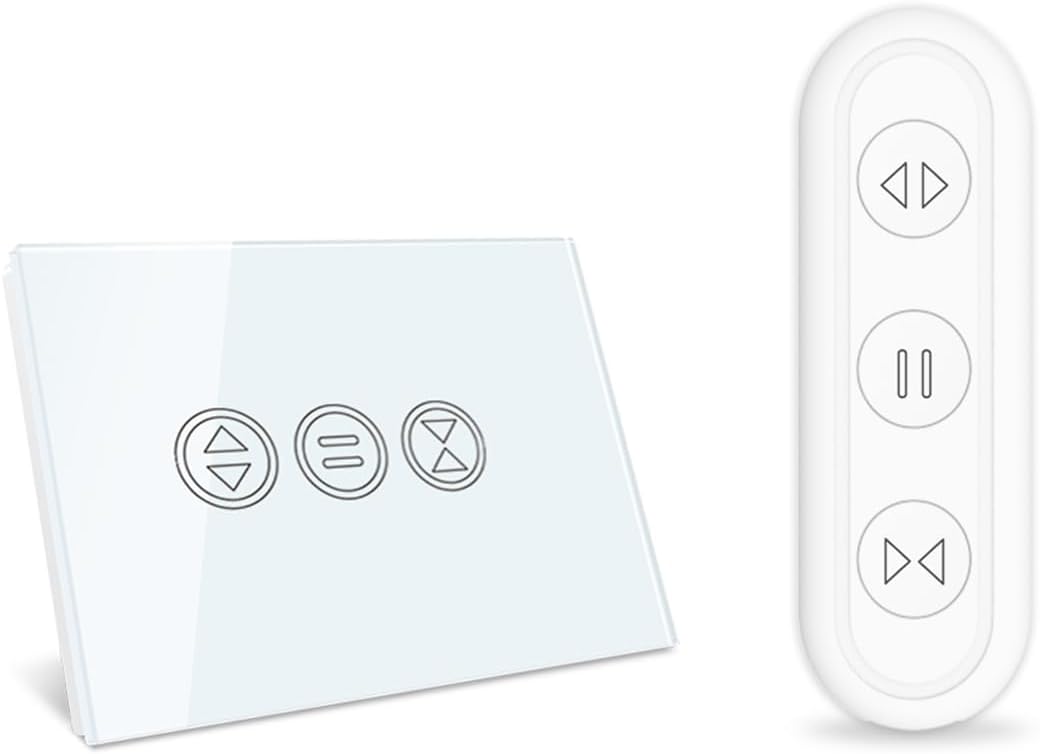 Tuya Smart Life RF WiFi Curtain Switch with Remote - Electric Motorized Roller Blind DIY Shutter Remote and Switch