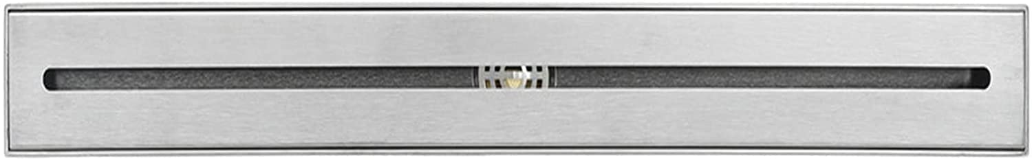 Caniveau de douche pour sol de cuisine et salle de bain moderne en inox 304