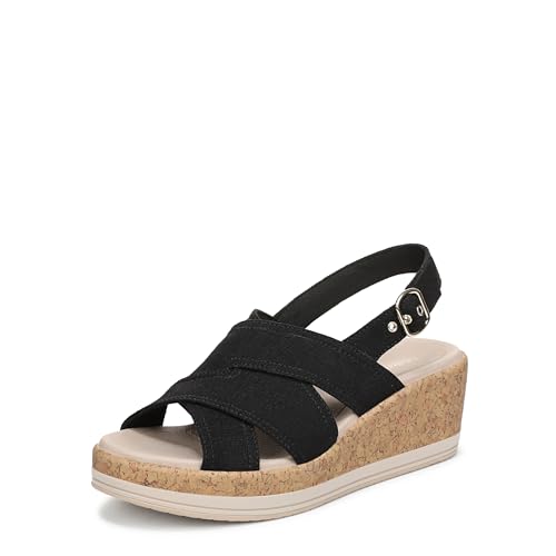 LifeStride Women's Rye Wedge Sandal Black 8.5 W by LifeStride - Used condition - US$17.41