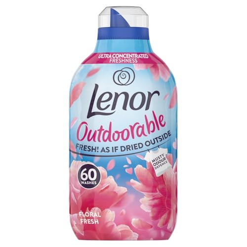 Lenor Outdoorable Fabric Conditioner 60 Washes, Floral Fresh