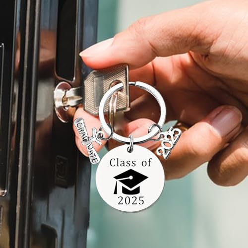 Porte-clés de remise de diplôme 2025 lot de 12 souvenirs inspirants pour féliciter vos proches