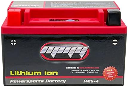 MMG YTZ10S Z10S Lithium Ion Sealed Motorcycle Battery 12v 300 CCA for Yamaha YZF-R6 FZ8 FZ-07 YZF-R1 FJ09 (MMG4)