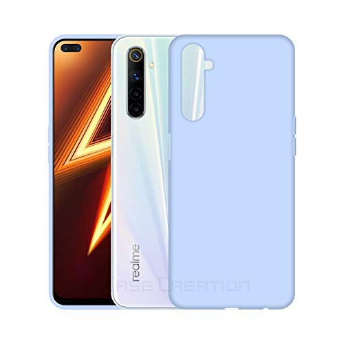 Image of Case Creation Luxurious OG Series for Realme 6 Pro Case Cover,Anti-Dirty Slim Case Frosted Matte Cute Candy TPU Raised Bezel (Splash of Color) Back Cover for Realme 6 Pro -Light Purple