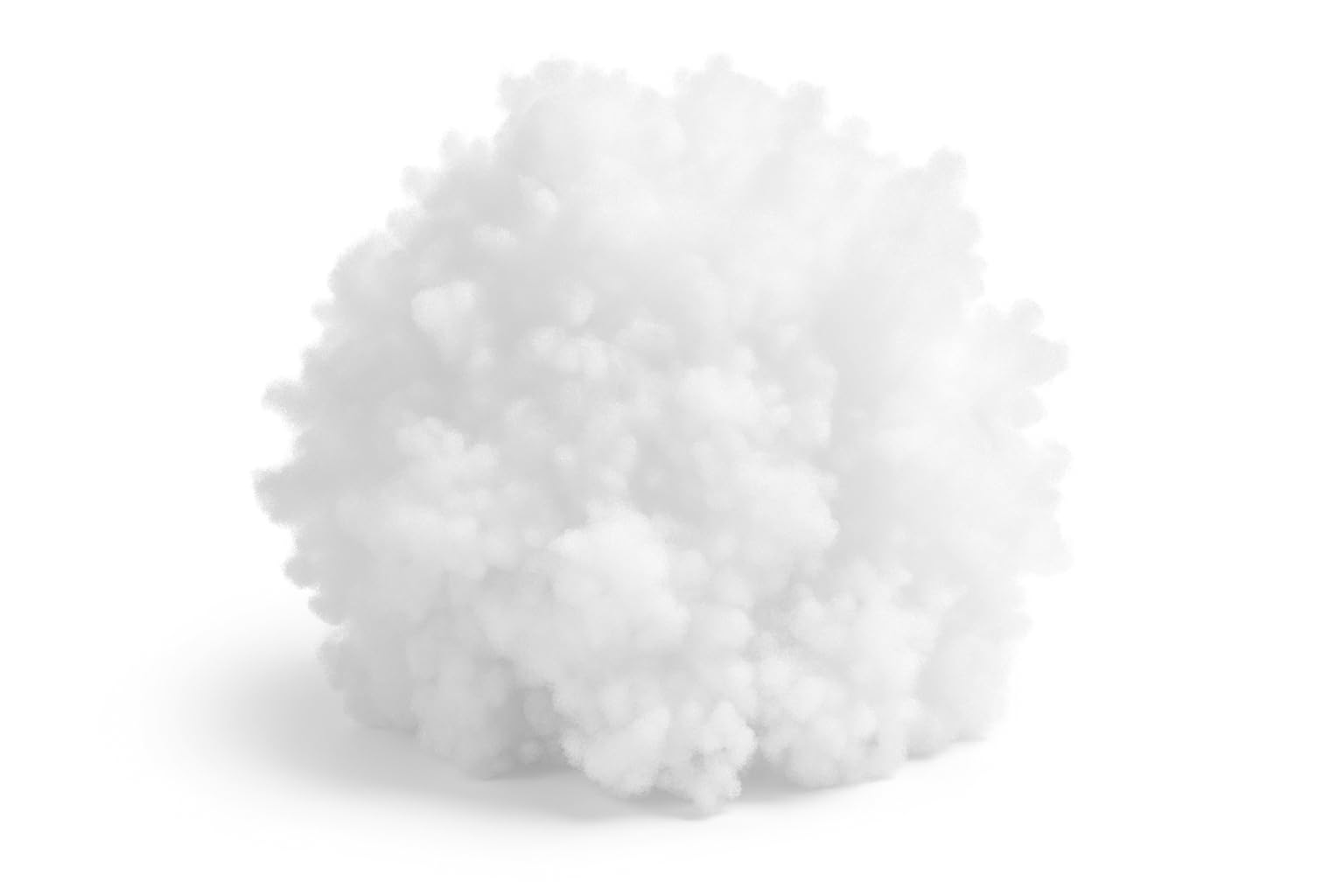 All4All Mousse de Rembourrage en Fibres Polyester siliconées - Ouate Douce et volumineuse pour Coussins, Peluches, poupées, poufs, Crochet - DIY et travaux créatifs - 4kg