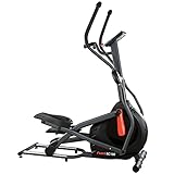 FUEL Fitness EC100 Crosstrainer, kompakter Ellipsentrainer für zuhause, 10kg Schwungmasse für natürliche, gelenkschonende Bewegung, 40cm Schrittlänge, LCD-Computer mit 14 Programmen und Fitnesstest