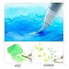 Kuretake WATERCOLOUR TRANSPARENT 14 colors set with fineliner pen and water brush pen, Portable, In a compact box, Vibrant watercolors, For professional and hobbyist, AP-Certified, Made in Japan