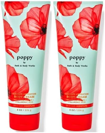 Bath & Body Works Poppy Ultimate Hydration Body Cream Gift