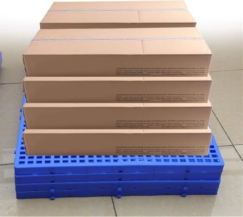 Rayonnage de stockage de palettes léger en grille bleue de 5 cm pour jardin (Pack de 2) - 8