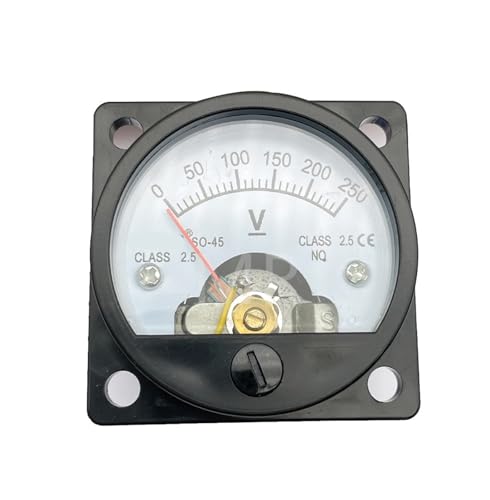 Voltmètre analogique CC 250V SO-45 cadran de mesure de tension