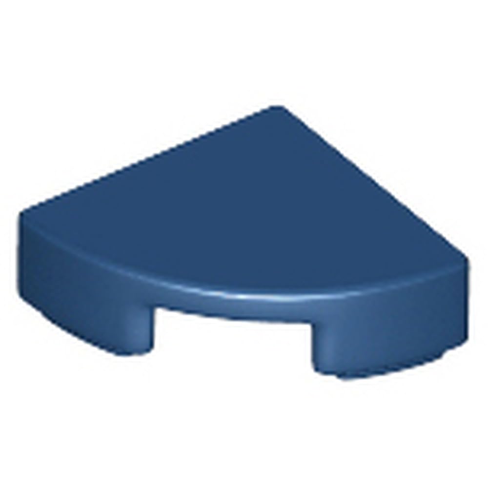 LEGO Tile, Round Quarter Circle 1 x 1, Part 25269 (Dark Blue, 10, count) — image 1