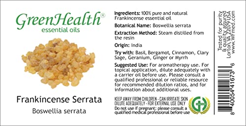 Frankincense – 1/6 fl oz (5 ml) Botella de Vidrio – Aceite Esencial 100% Puro miniatura 4