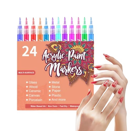 Stylos à ongles pointe fine XIAOXIAOYU pour manucure maison