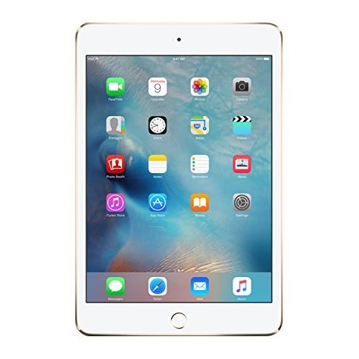 Apple iPad Mini 4 128Go Wi-Fi - Or (Reconditionné)