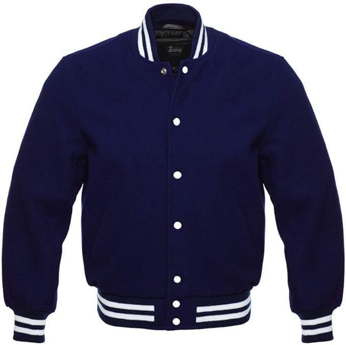 Men's Classic Multiy Wool Varsity Letterman Bomber Baseball Style Premium Winter Jacket