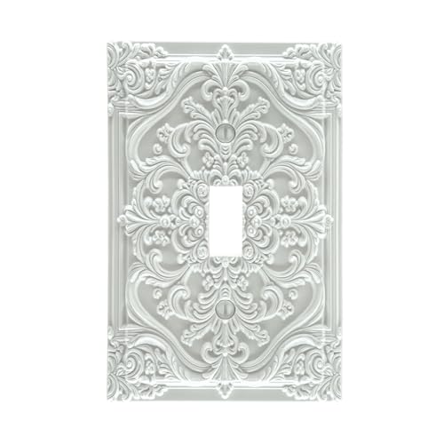 Spshian 3D Floral Embossed Plate