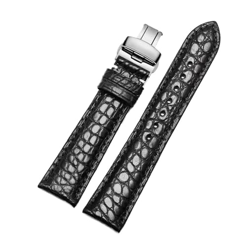 [jW[ł] Midoƌ݊ IWCƌ݊ Tissotƌ݊ Omegaƌ݊ LonginesuXbgXgbv(Black-silver B,22mm-width)