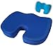 Produktbild HTTZD Stuhl Kissen,Memory Foam Sitzkissen,büro Zuhause Stuhl-pad,Sommer Atmungsaktiv Hämorrhoiden Kissen,Gel Sitzpolster -blau 18x14inch