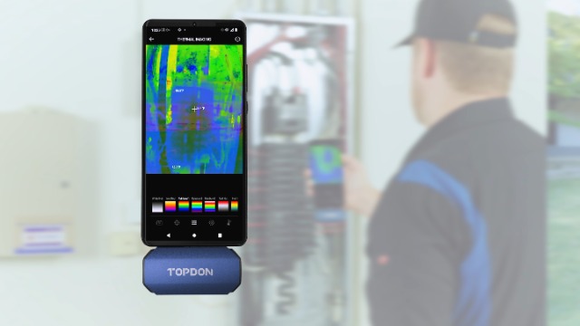 Image of TOPDON TC001 Thermal Camera for Android, Super IR 512x384 High Resolution, Thermal Imaging Camera, Thermal Imager - Optimized Temperature Accuracy, Works for Smartphones and Tablets & PC(not for iOS)