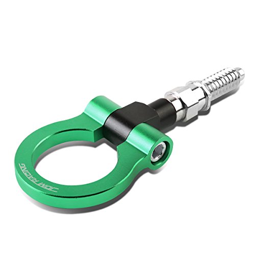 Compatible With Bmw 3/5/7/Z-Series/Mini Cooper Aluminum Front/Rear Tow Hooks M15.8Xp3.175 (Green) #TOP5