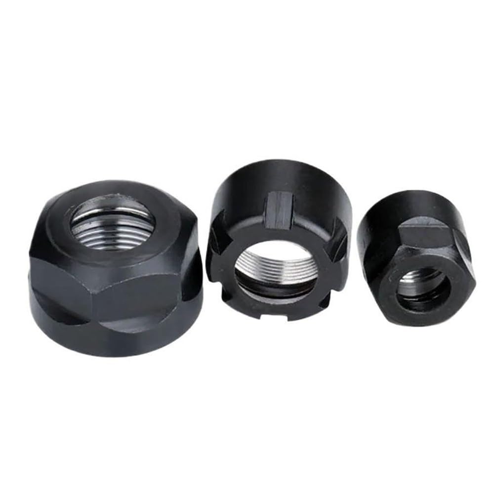 Tuerca de sujeción de pinza metálica tipo ER for fresa, A/M/UM, ER8-ER40, 1 pieza(50mmx22.5mm)