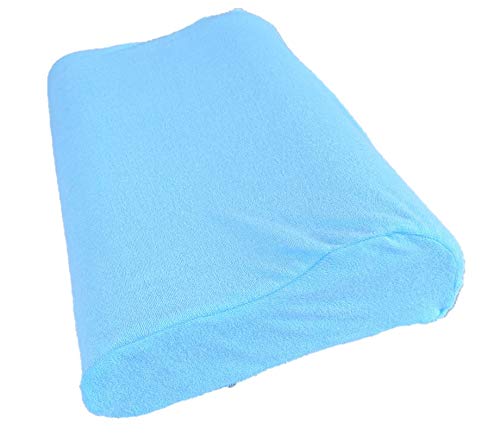 低反発枕カバー 30 50 日本製 パイル ピロケース ターコイズ 30x50