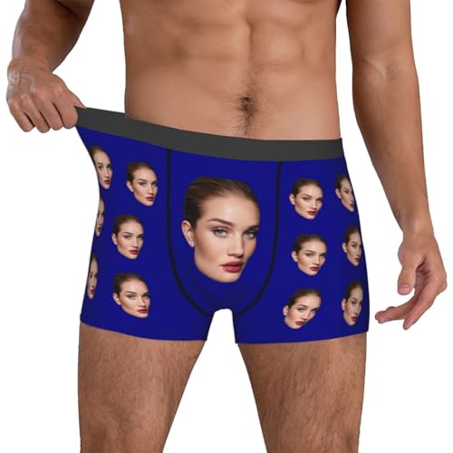 Custom Men's Face Underwear, Customized Mens Boxer Briefs with Face, Personalize Gifts for Boyfriends3