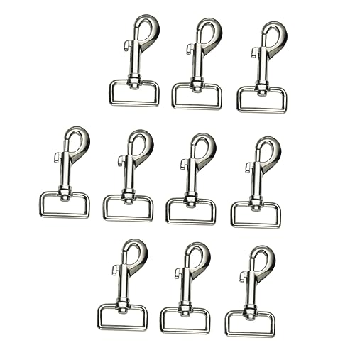 GRIRIW Pet Leash Clip Set Dog Buckle Zinc Alloy Snap Hooks Pet Swivel Bolt Snap Hook for DIY Luggage