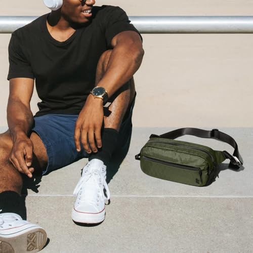 Image of tomtoc 3.5L X-Pac Sling Bag with RFID Blocking, Crossbody Bag Minimalist Chest Shoulder Pack for Men /Women, Water-resistant Lightweight Casual Funny Pack for Travel /Daily Commute