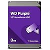 Western Digital Disco duro interno de vigilancia WD púrpura de 3 TB – SATA 6 Gb/s, caché de 256 MB, 3.5″ – WD33PURZ