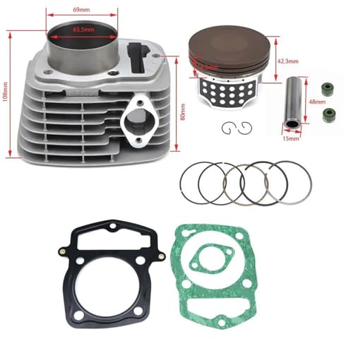 Kit cylindre 230cc pour CRF230F offrant une compression maximale - 2