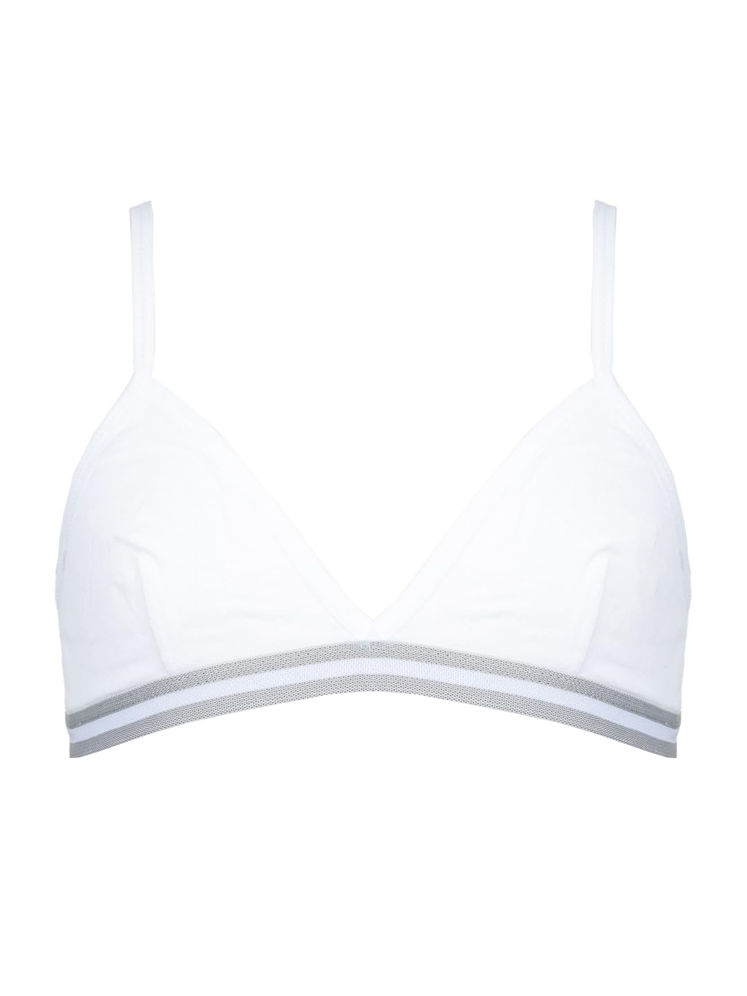 Triangle Bralette with Hook and Eye Closure, Pack of 1 (in, Age, 13 Years, 14 Years, A, 34, Regular, White)-image-39