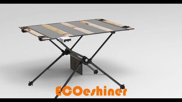 Amazon.com: ESOTAB ECOeshiner Solar Folding Table 28W, Camping