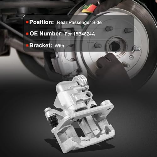Image of cciyu Rear Right Brake Caliper Assembly w /Bracket 18B4824A 1994 1995 1996 1997 1998 1999 2000 2001 2003 2004 For Ford For Mustang