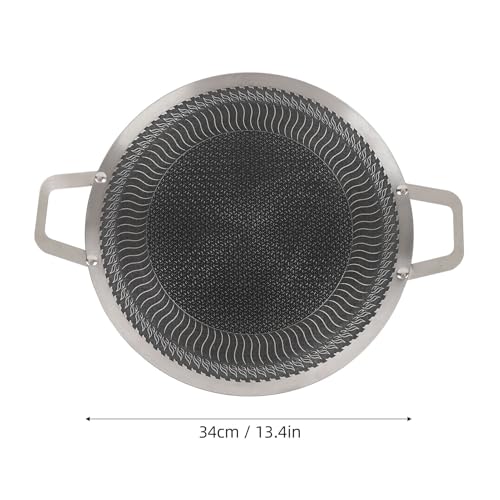 Poêle à barbecue anti-adhésive avec hotte intégrée