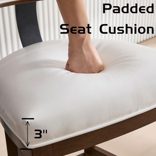 Whitebarstoolssetof2265puleathercounterheightbarstoolsfarmhouseislandcountertopbarchairswithcurvedbackresthardwoodframeforkitchenislanddiningroom Urban Country Home Decor White bar stools set of 2 265 pu leather counter height barstools farmhouse island countertop bar chairs with curved backresthardwood frame for kitchen island dining room urban country home decor